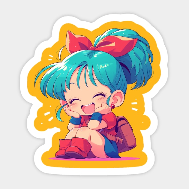 bulma Sticker by peterdoraki